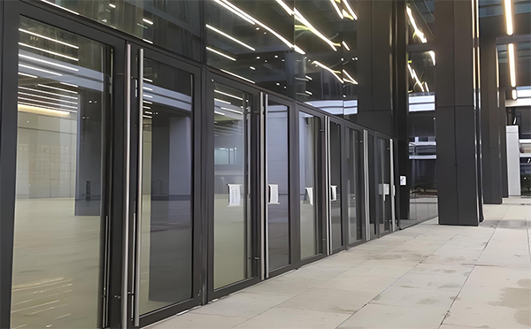 托克逊玻璃地弹门